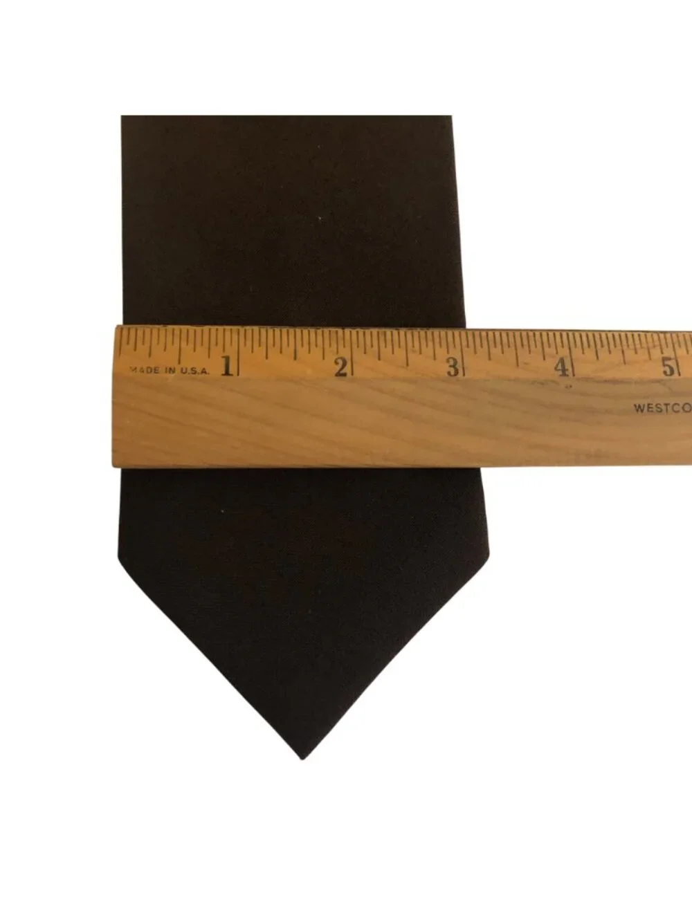 Giovanni Brown Clip On Tie Mens 18in Necktie Accessory Office Work Formal Gift